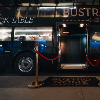 Double-Decker Bus Six-Course Dinner and Tour with Bustronome