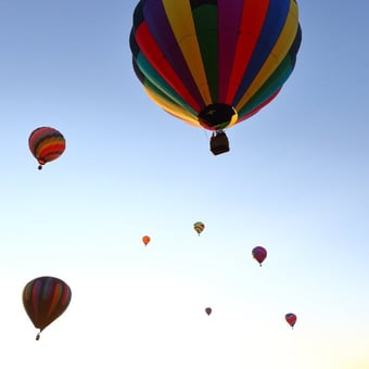 Private Hot Air Balloon Ride for Two With Champagne