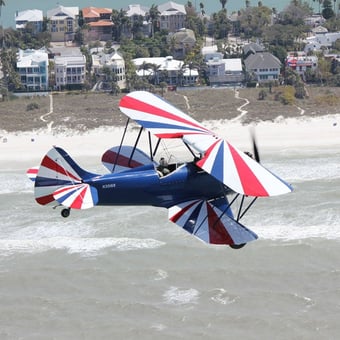 Scenic Biplane Flight