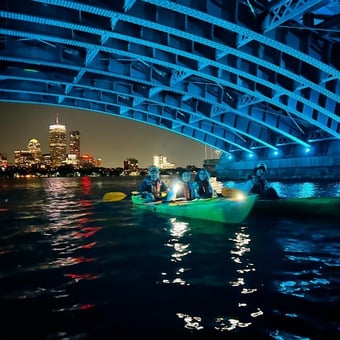 Charles River Sunset and City Lights Kayak Tour