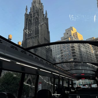 Double-Decker Bus Six-Course Dinner and Tour for Two with Bustronome