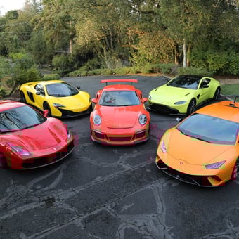 30-Minute Drive a Supercar Experience in Napa Valley