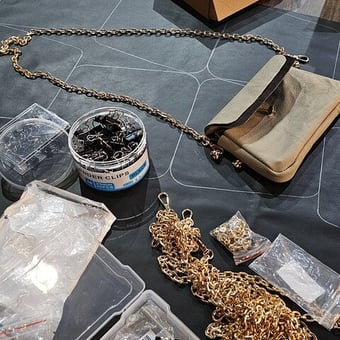 Sip and Stitch Date Night for Two: Create Your Own Leather Handbags