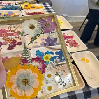Create Your Own Pressed Flower Wall Art Workshop