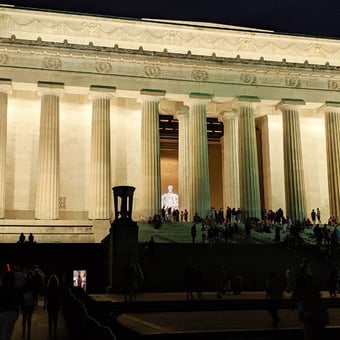 DC Monument Magic: Nighttime Open-Top Bus Tour 