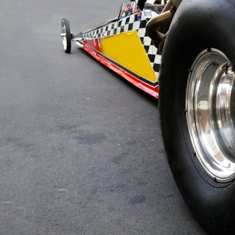 Side-by-Side Dragster Race