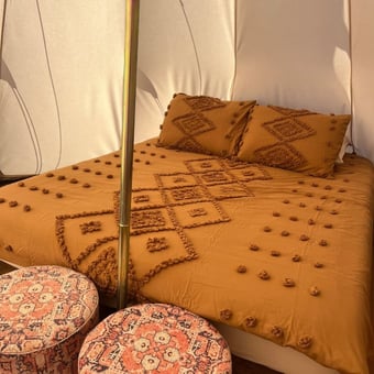 Mustang Sanctuary Glamping Getaway for Two - Oasis Tent