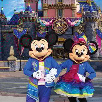 3-Day DISNEYLAND® Resort 1-Park Per Day 70th Anniversary Ticket 
