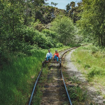 Railbike Ride for Two on the Noyo