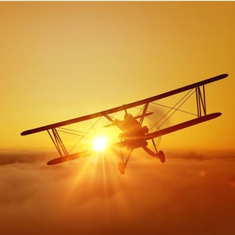 Biplane Sunset Sightseeing Tour