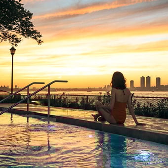 QC NY Spa of Wonders Evening Sunset Access