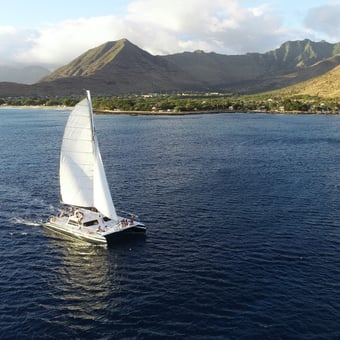 Afternoon Catamaran Sail and Snorkel with Transportation
