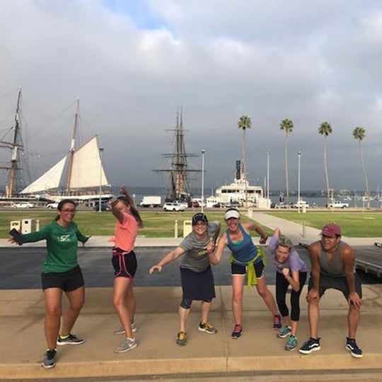 7 mile running tour