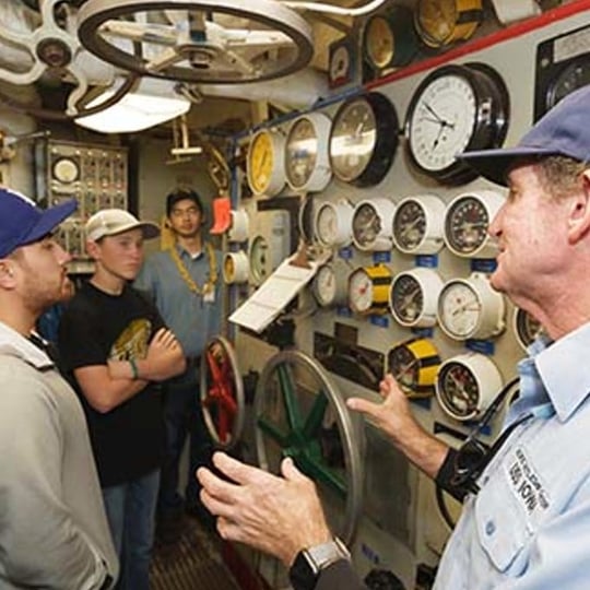Engineering Tour of USS Battleship Iowa