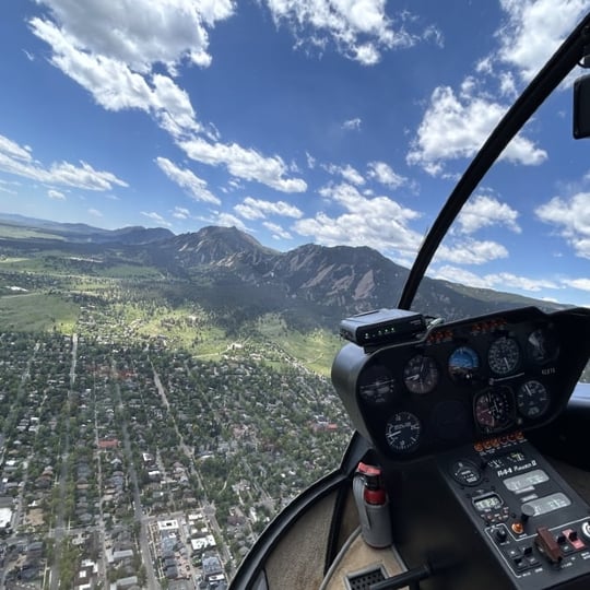 Boulder Flatirons Helicopter Tour Virgin Experience Gifts