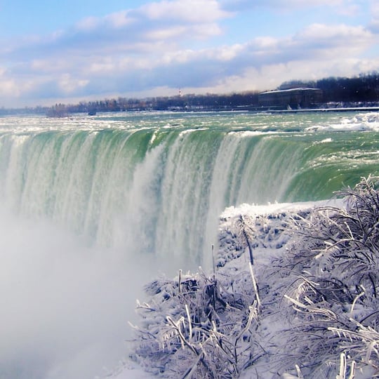 See Niagara Falls in the Winter