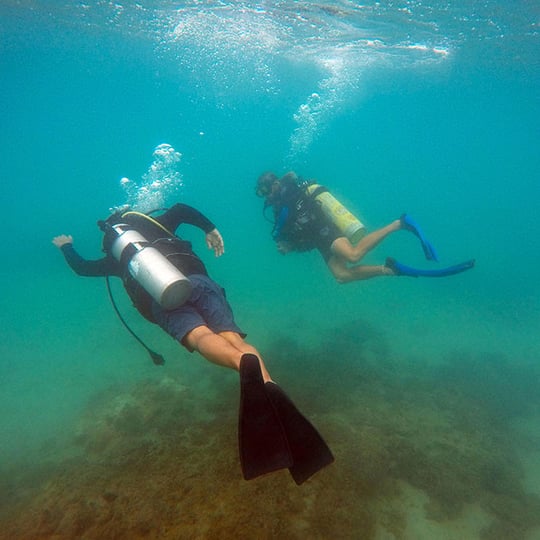 Scuba lesson