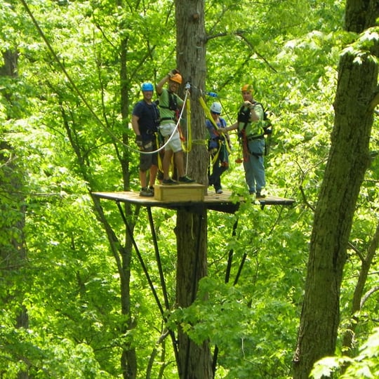 Zip through the Trees in Southern Indiana