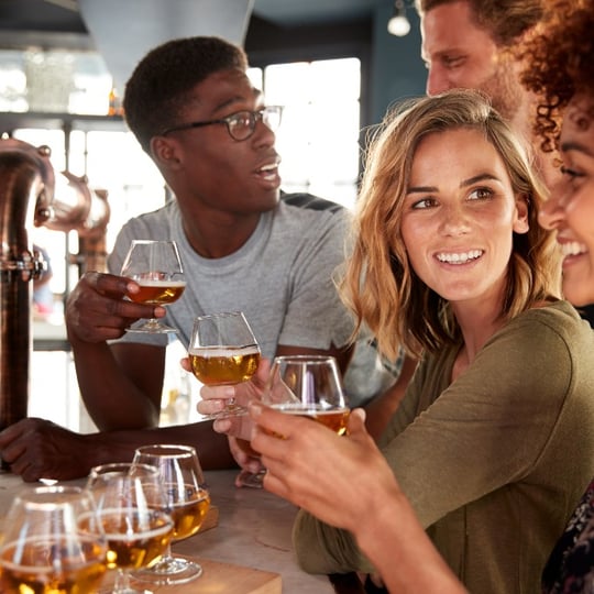 Group Drinking Beers