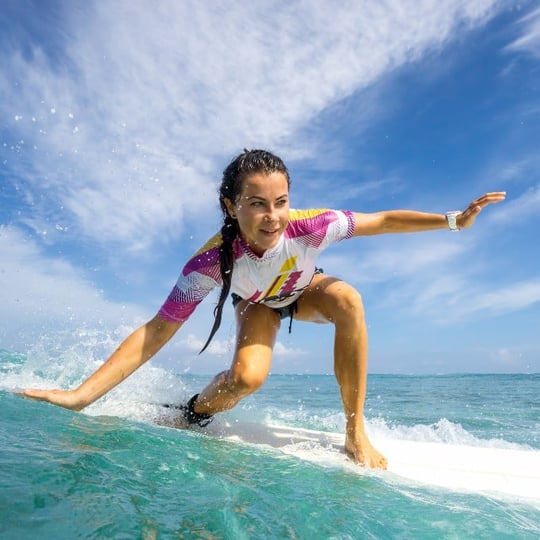 Girl Surfing