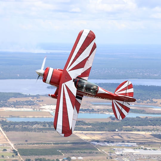 Aerobatic Biplane Ride