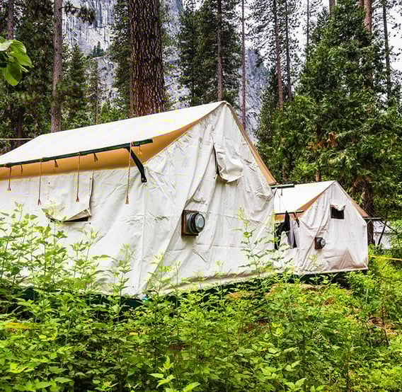 Yosemite Curry Canvas Tent Cabin 2-Day Yosemite Tour With