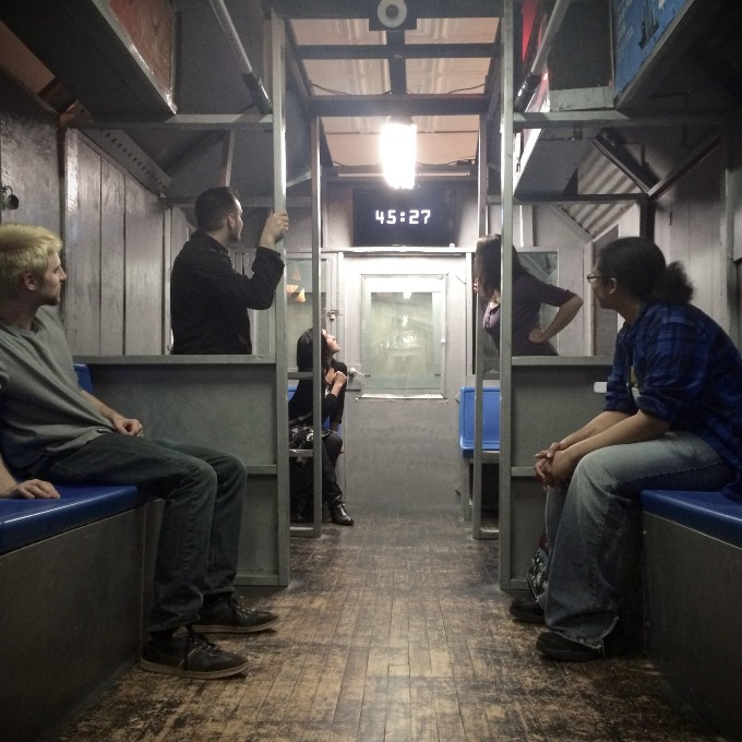 Friends Escape Room on Train