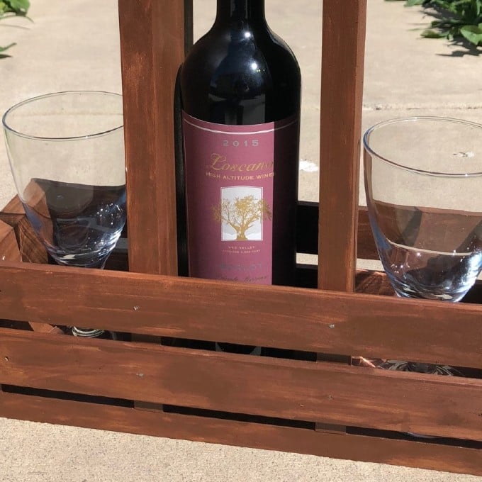At Home DIY Wine Caddy Kit Virgin Experience Gifts