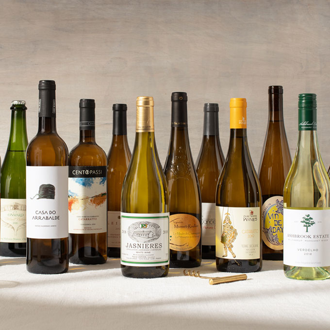 12Pack White Wine Variety Box Virgin Experience Gifts