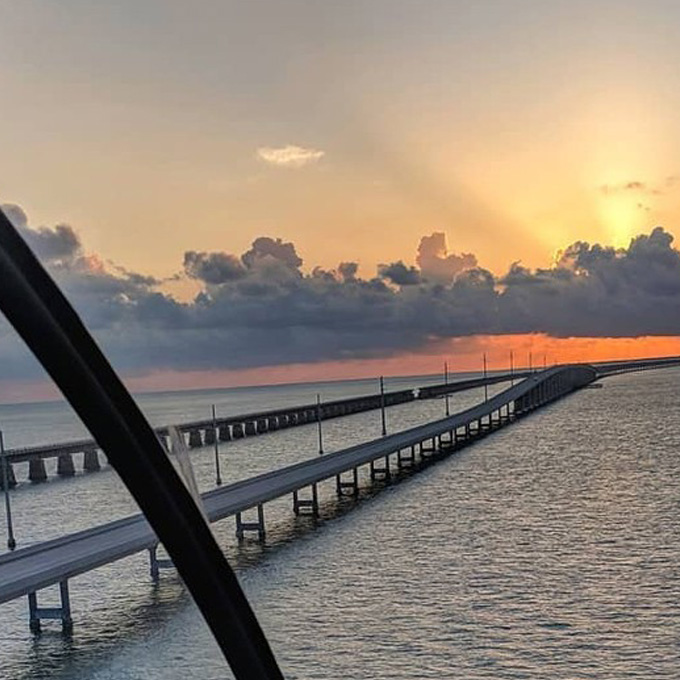 See Seven Mile Bridge from the Air from Key West, FL