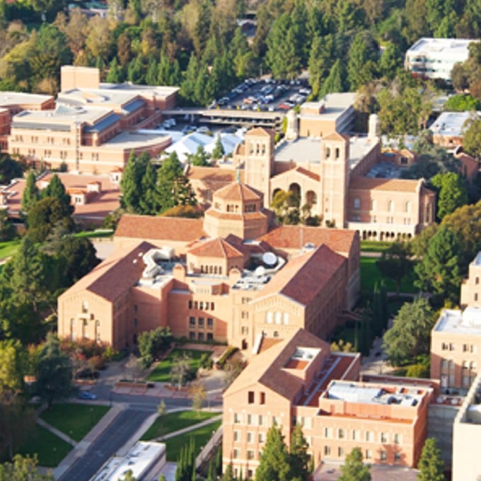 Campus View from Helicopter