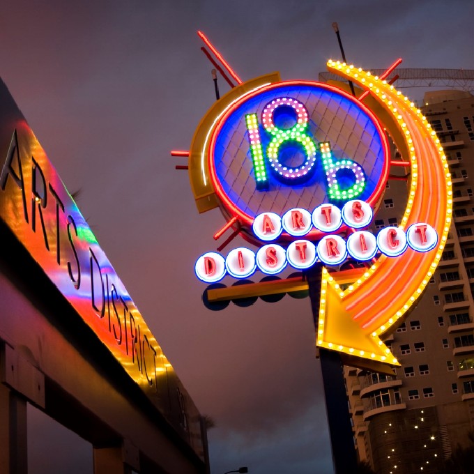 Arts District sign