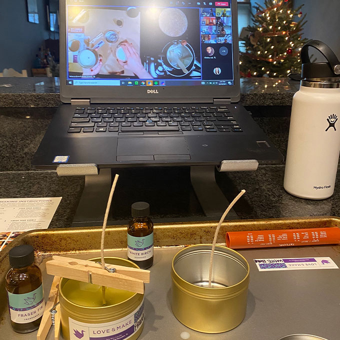 AtHome DIY Candle Making Kit Virgin Experience Gifts