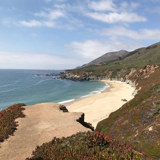 Lunch on Hike in Big Sur
