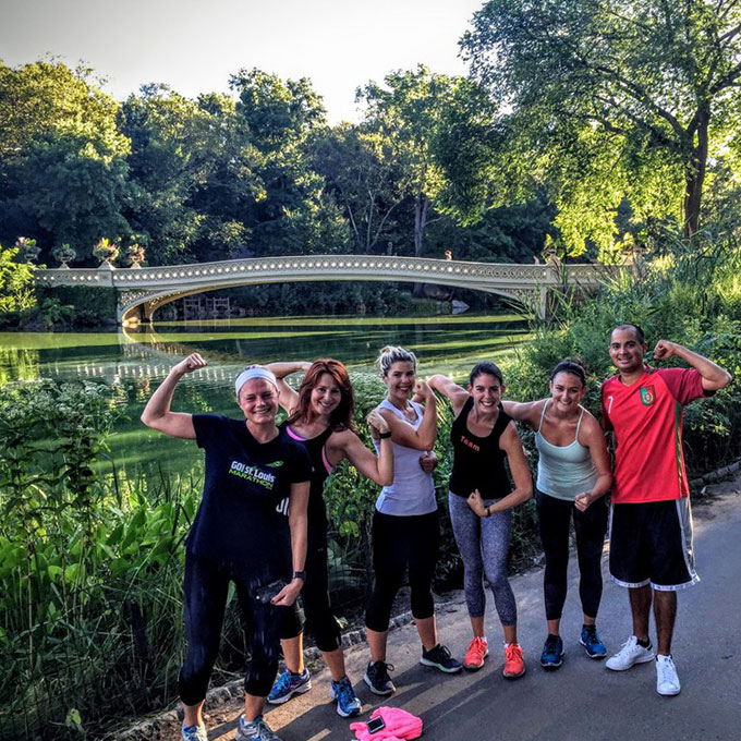 Group in Central Park