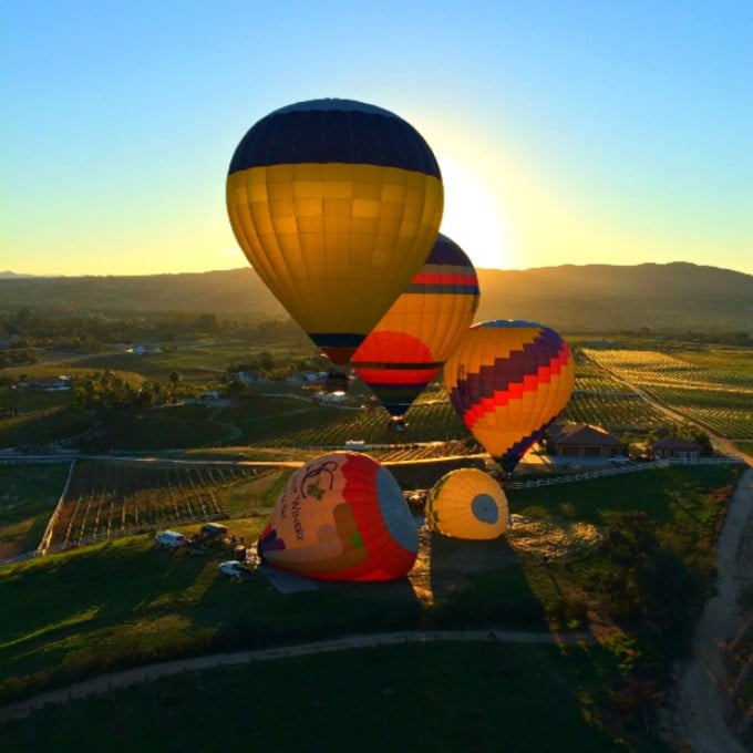 California Sunrise Hot Air Balloon Ride
