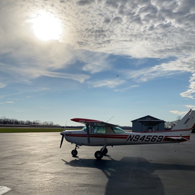 Flight Lesson in a Cessna