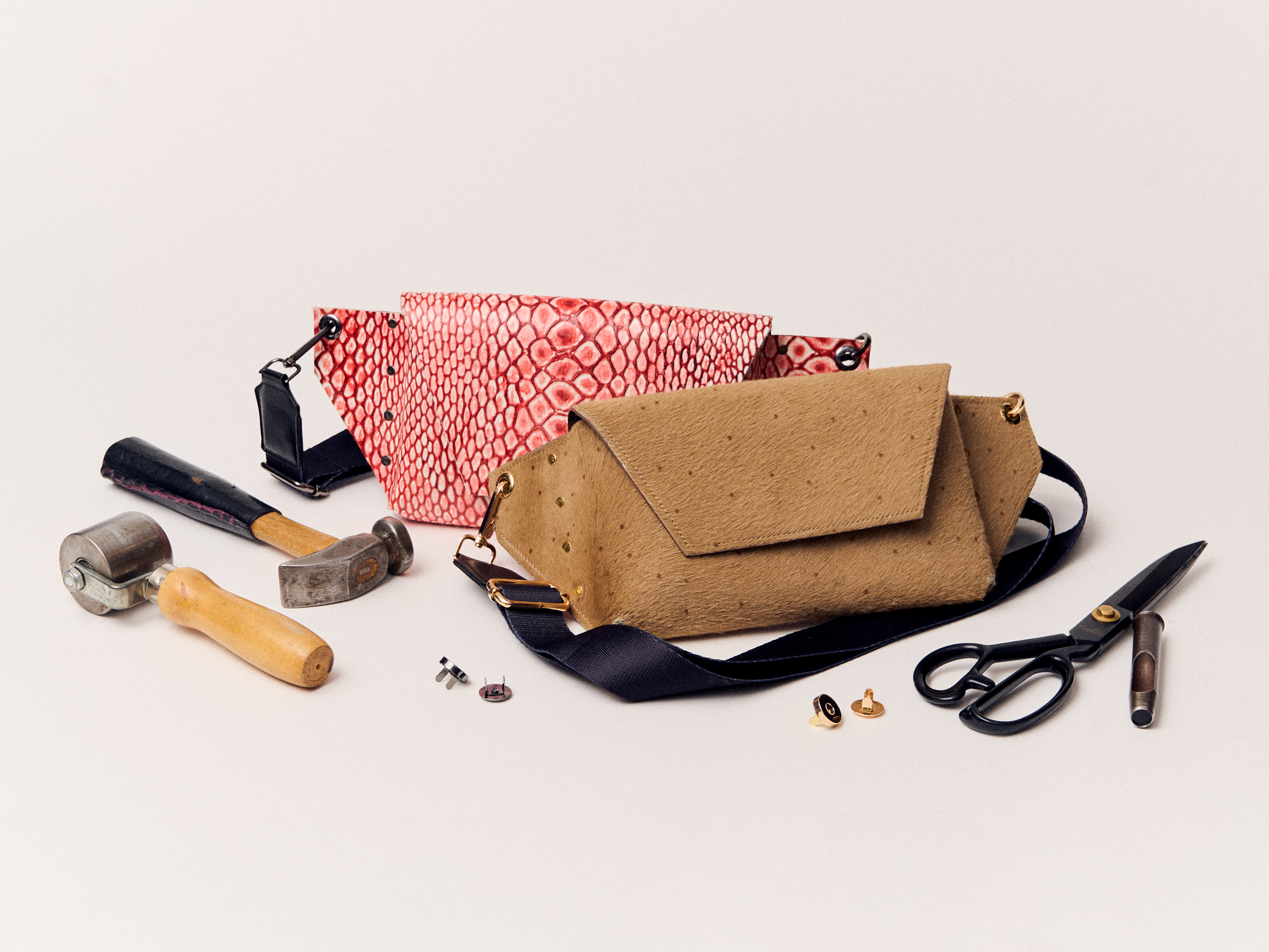 Classic Leather Handbag Sip and Stitch Workshop
