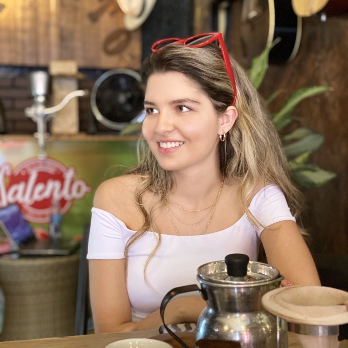 Woman with coffee