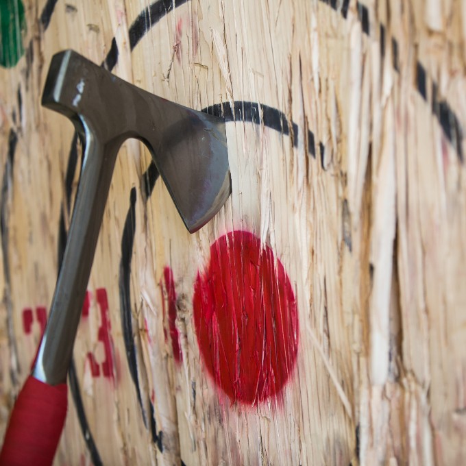 Axe in wood