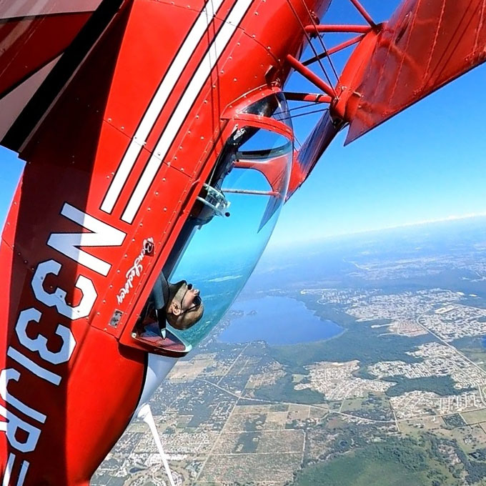 Thrill Ride in a Biplane