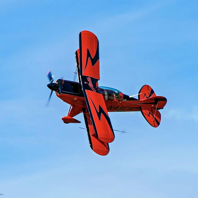 Texas License Plate Biplane Airplane