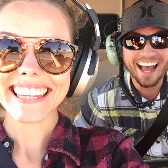 Happy Passengers During Scenic Helicopter Tour in Florida