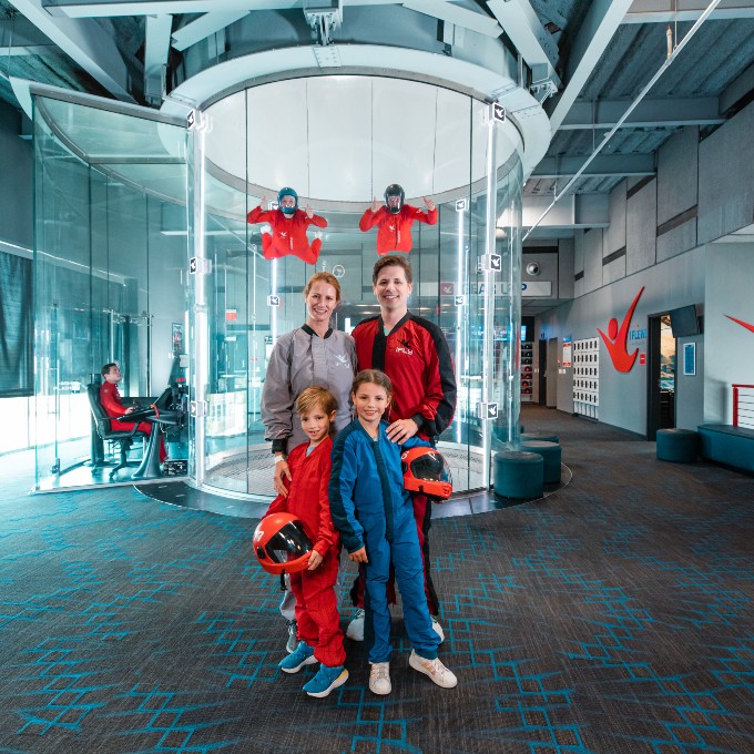 Family at iFly