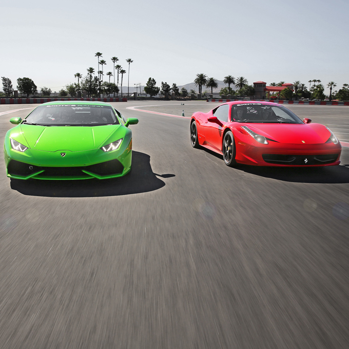 Race a Ferrari and Lamborghini in Las Vegas