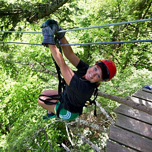 Zip Through the Trees in Lansing