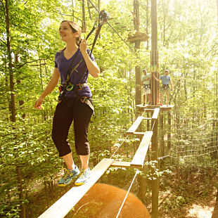 Treetop Adventure near Philadelphia