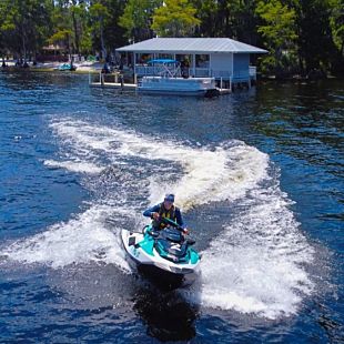 Person on jet ski