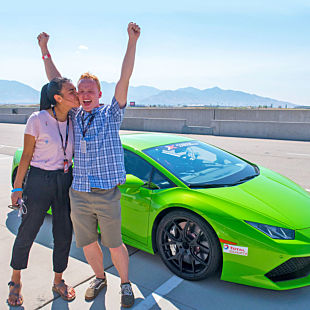 Race a Lamborghini at New Hampshire Motor Speedway