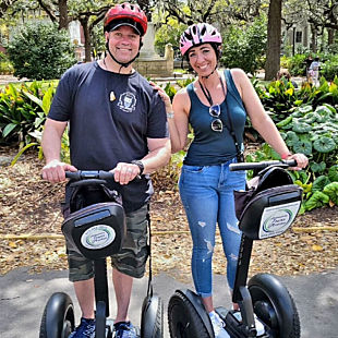 Couple on Cemetery Segway Tour